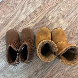 Carter's Brown and Tan Kids Shoes